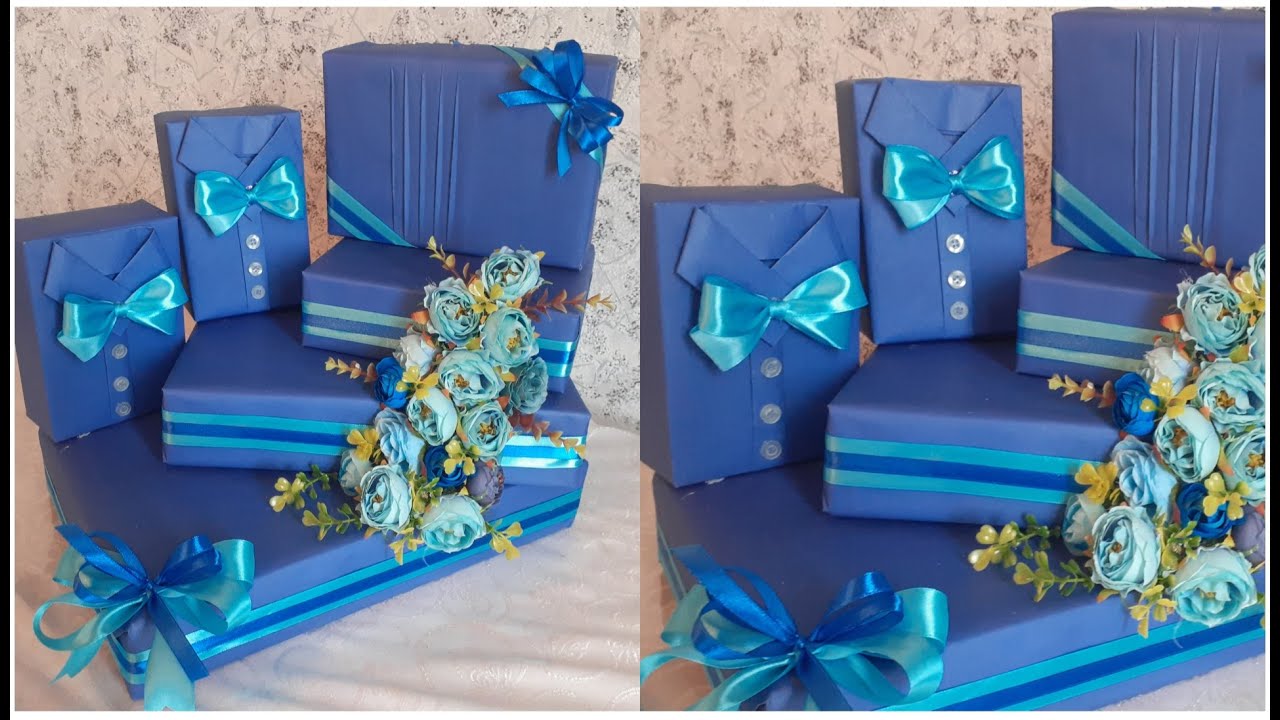 ZÖVQLÜ VƏ QEYRİ-ADİ DİZAYNLI BƏY XONÇASI NECƏ HAZIRLANIR? /Damat Bohçası Yapımı/Groom gift designing