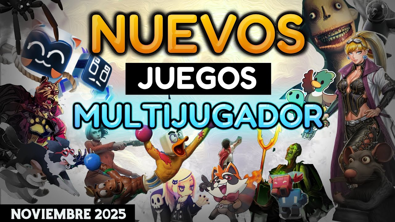 Los Mejores Juegos Multijugador ONLINE y LOCAL para PC de Noviembre 2025