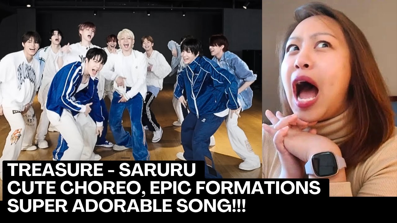 TREASURE (트레저) - Saruru Dance Practice Reaction...Too Cute! #treasure #트레저 #saruru #사르르 #teume