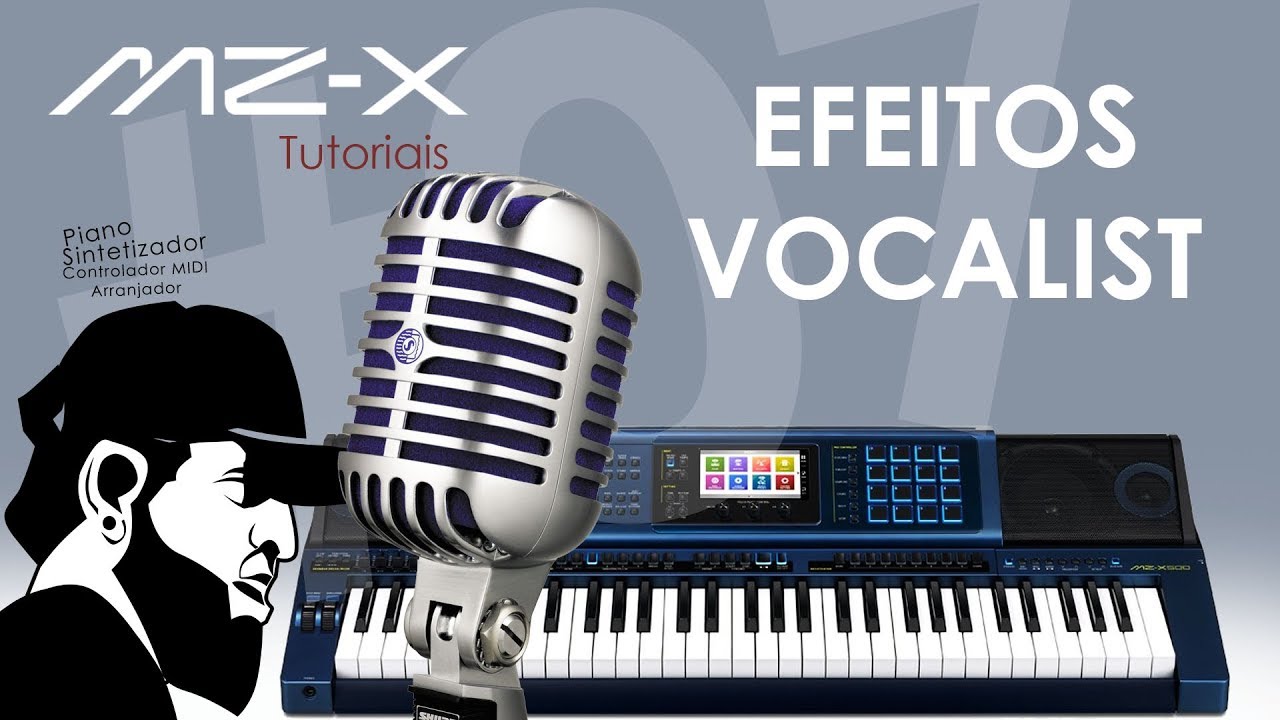 Vocalist (Efeitos Vocais - Segunda Voz) | Tudo Sobre O Casio MZ-X500 #7