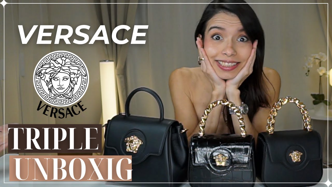VERSACE 🔴 unboxing de 3 bolsas Medusas icónicas 🔥