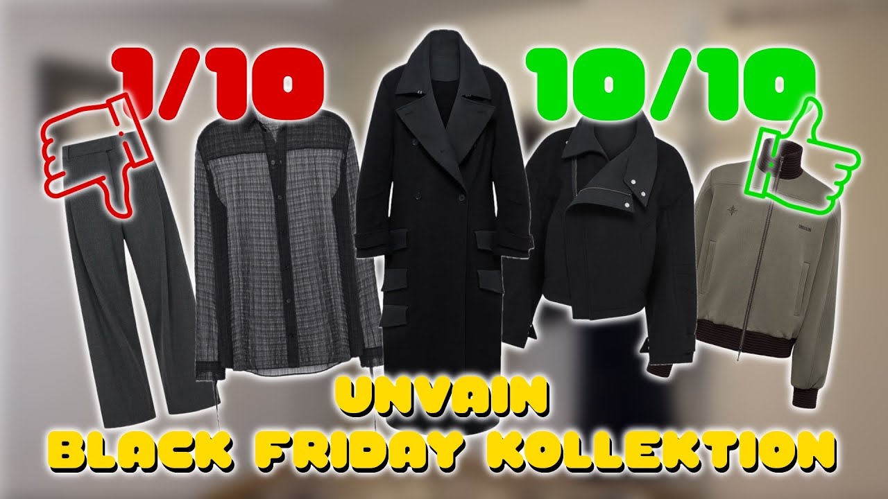 GUT ODER SCHLECHT??? | Unvain Black Friday Kollektions–Review