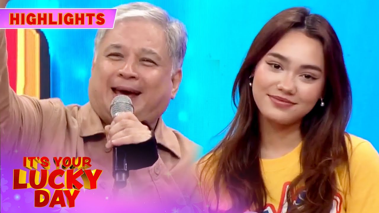 Ricky Davao and Krystal Brimner visit the It's Your Lucky Day family | It's Your Lucky Day