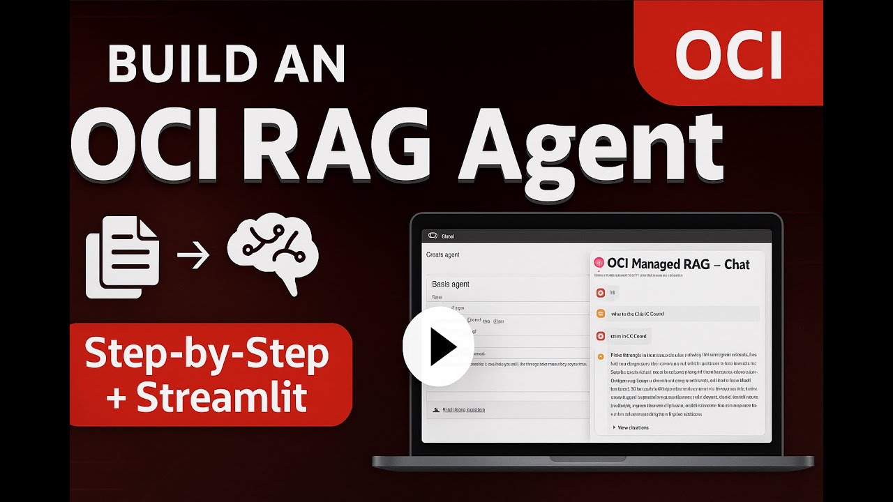 Build a Managed RAG Agent on OCI (Step-by-Step + Streamlit Chat)