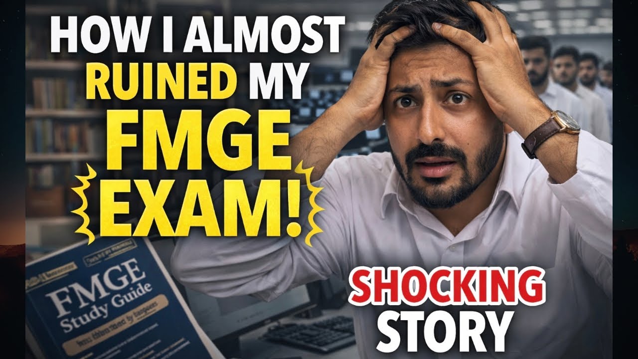 How I Almost Ruined My FMGE Exam | Shocking Mistake 😱| The Doctors Route