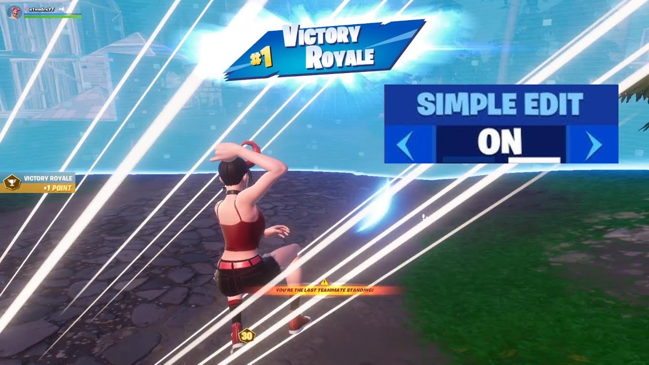 BEST SIMPLE EDIT Fortnite Montage on KBM Chapter 6
