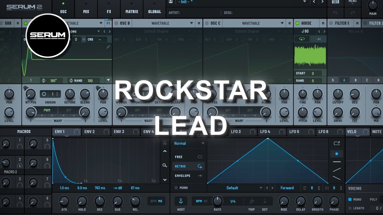 HOW TO MAKE LISA ROCKSTAR LEAD | Serum 2 Sound Design Tutorial