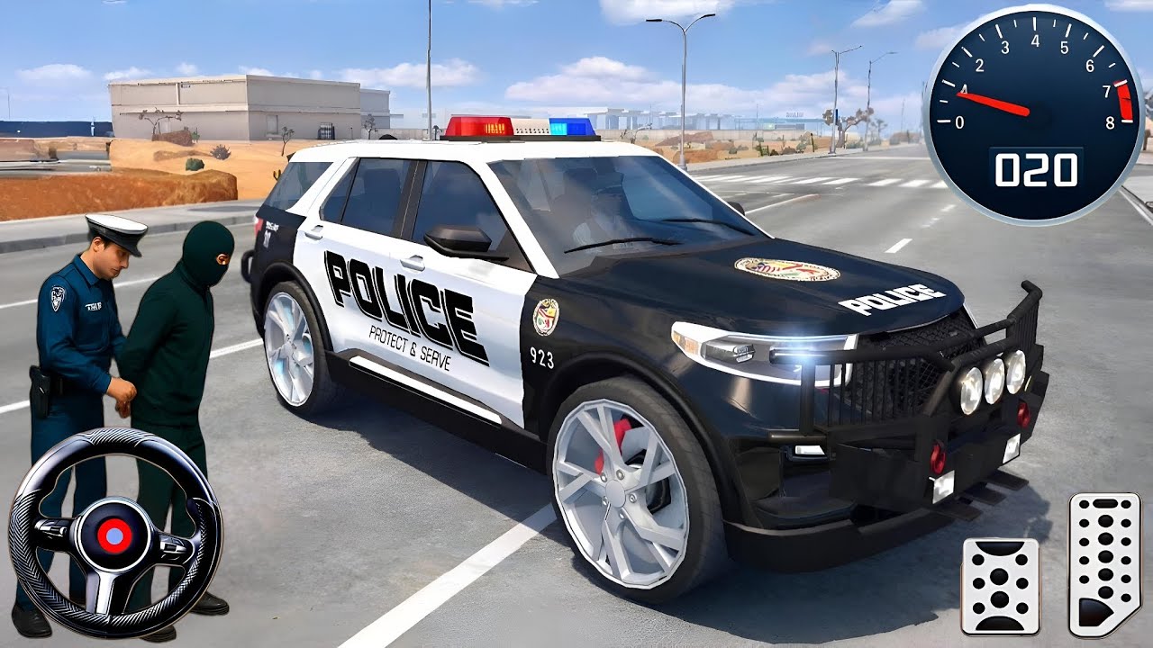Police Car Chase Simulator 2026 - Extreme Highway Patrol Chase 3D - Android GamePlay