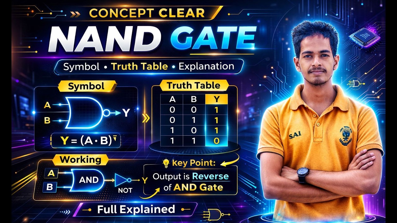 Digital Electronics: NAND Gate Full Concept Clear