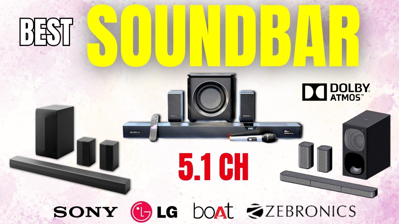 5 Best 5.1CH Soundbar 2026 | Best Soundbar under 10000 - 50000 | Best Dolby Atmos Soundbar 2026