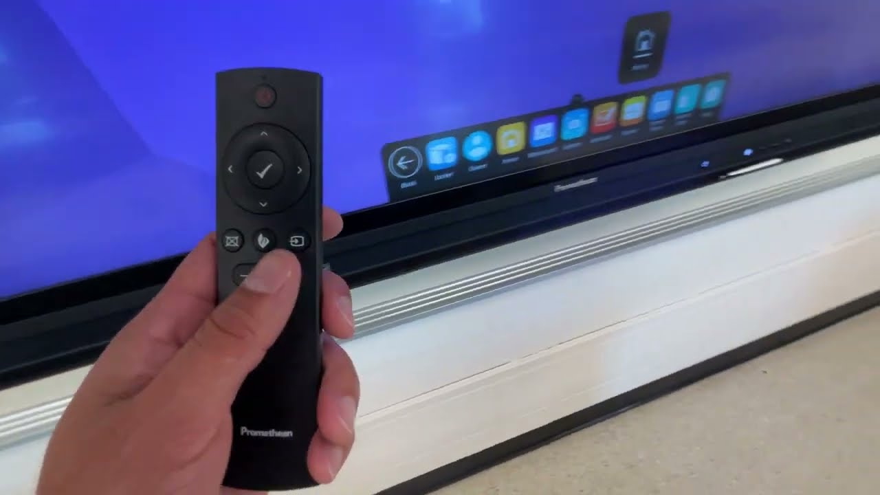 Promethean ActivPanel Training: How to change panel source/input