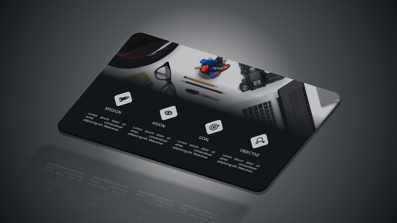 How to create creative and Professional Mission and Vision Slide with Morph animation transition