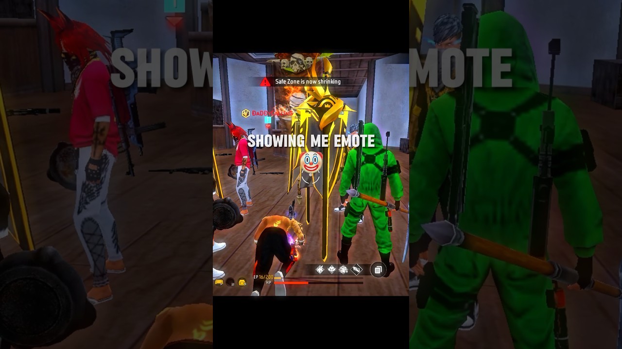 DON'T SHOW ME EMOTE 😈 || ENEMY SHOCK 😱DADDYCALLING ROCK 😎