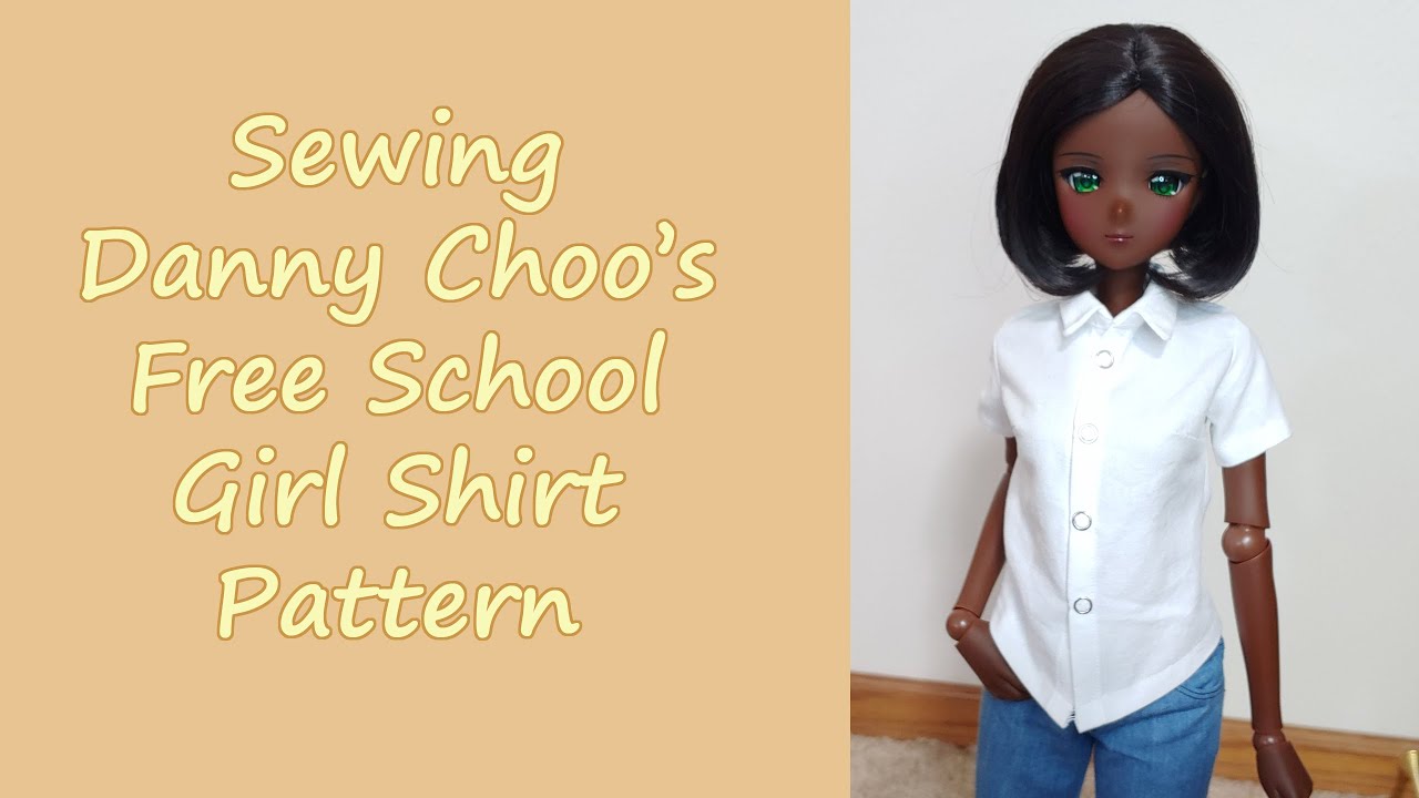 Sewing Danny Choo's Free School Girl Uniform Pattern Part 1: Shirt