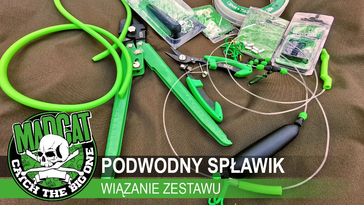Wiązanie zestawu do łowienia sumów z podwodnym spławikiem - Poradnik #MADCAT
