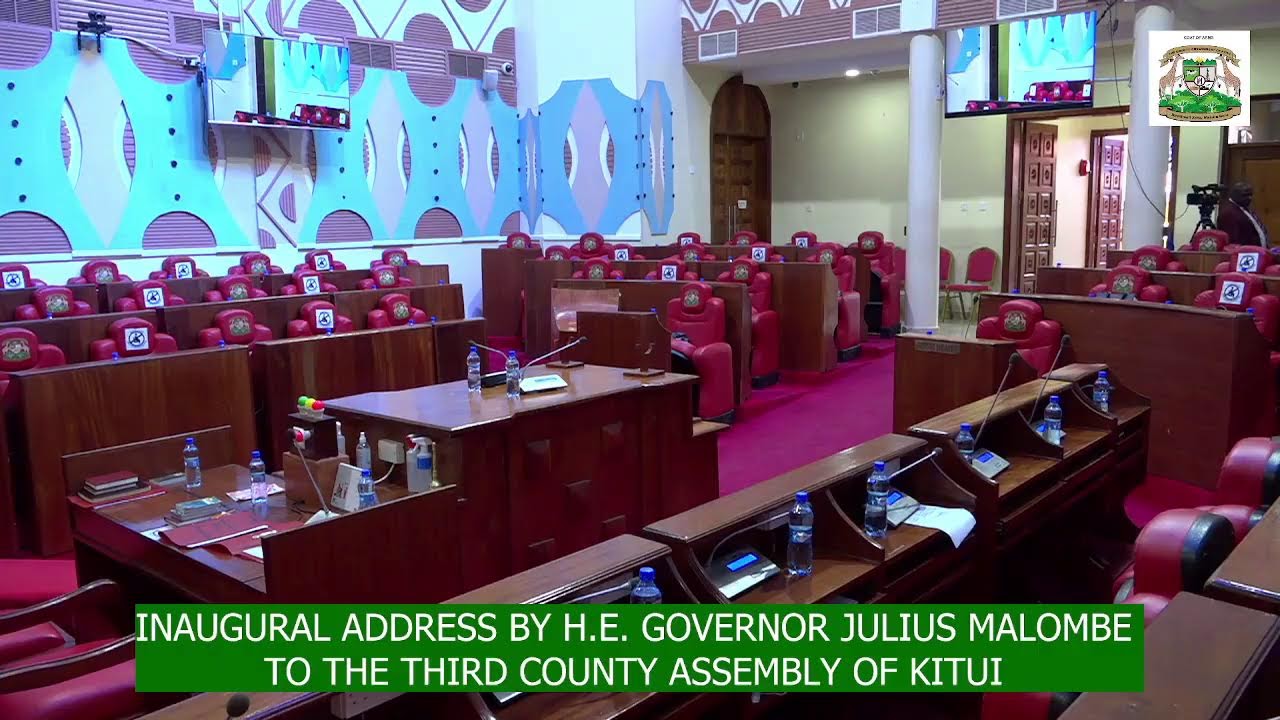 Inaugural Address by HE Dr Julius Malombe, Governor KITUI COUNTY