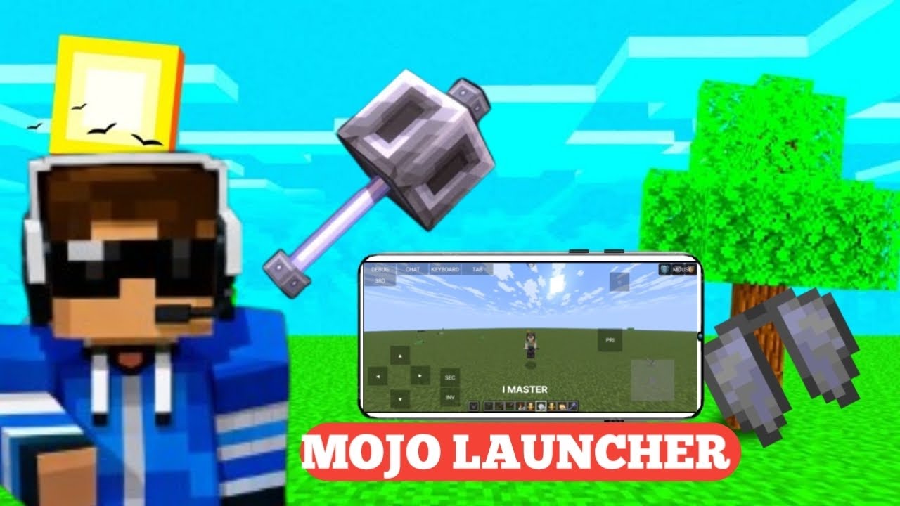 I MASTER MACE ELYTRA!! ON MOBILE[MOJO LAUNCHER]
