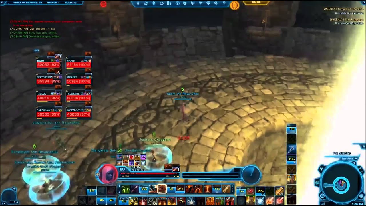 Temple of Sacrifice - HM Revan - Zorz tank with voiceover