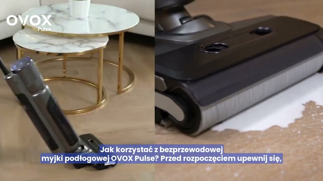 Jak korzystać z bezprzewodowej myjki podłogowej OVOX Pulse
