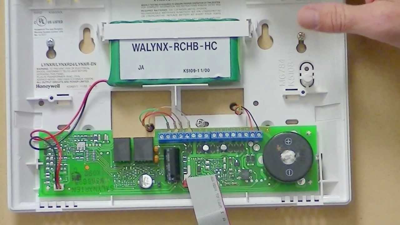 Battery Change Ademco Lynx Control Panel