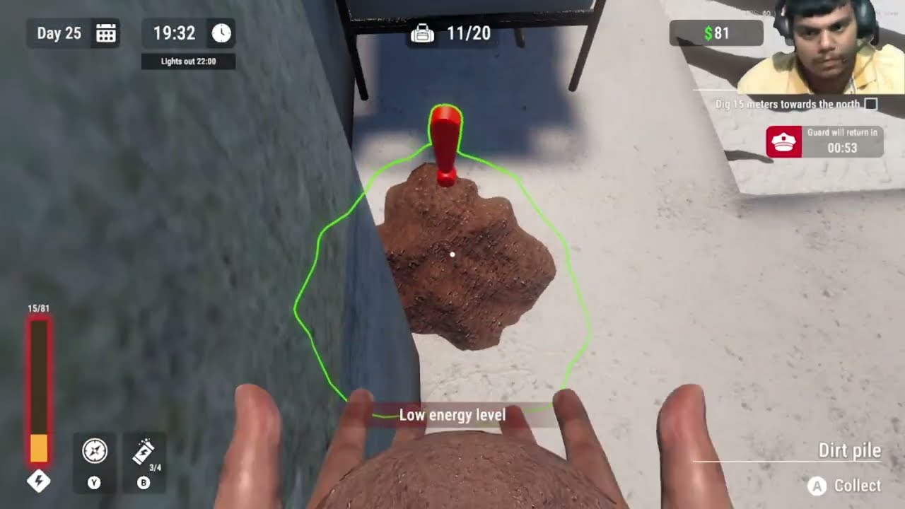 Today I Dig 10 Metres in North Side In Tunnel | Prison Escape Simulator #25