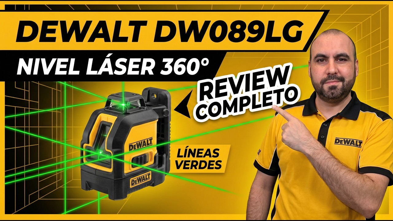 DEWALT nivel laser 360 modelo DW089LG de 12v