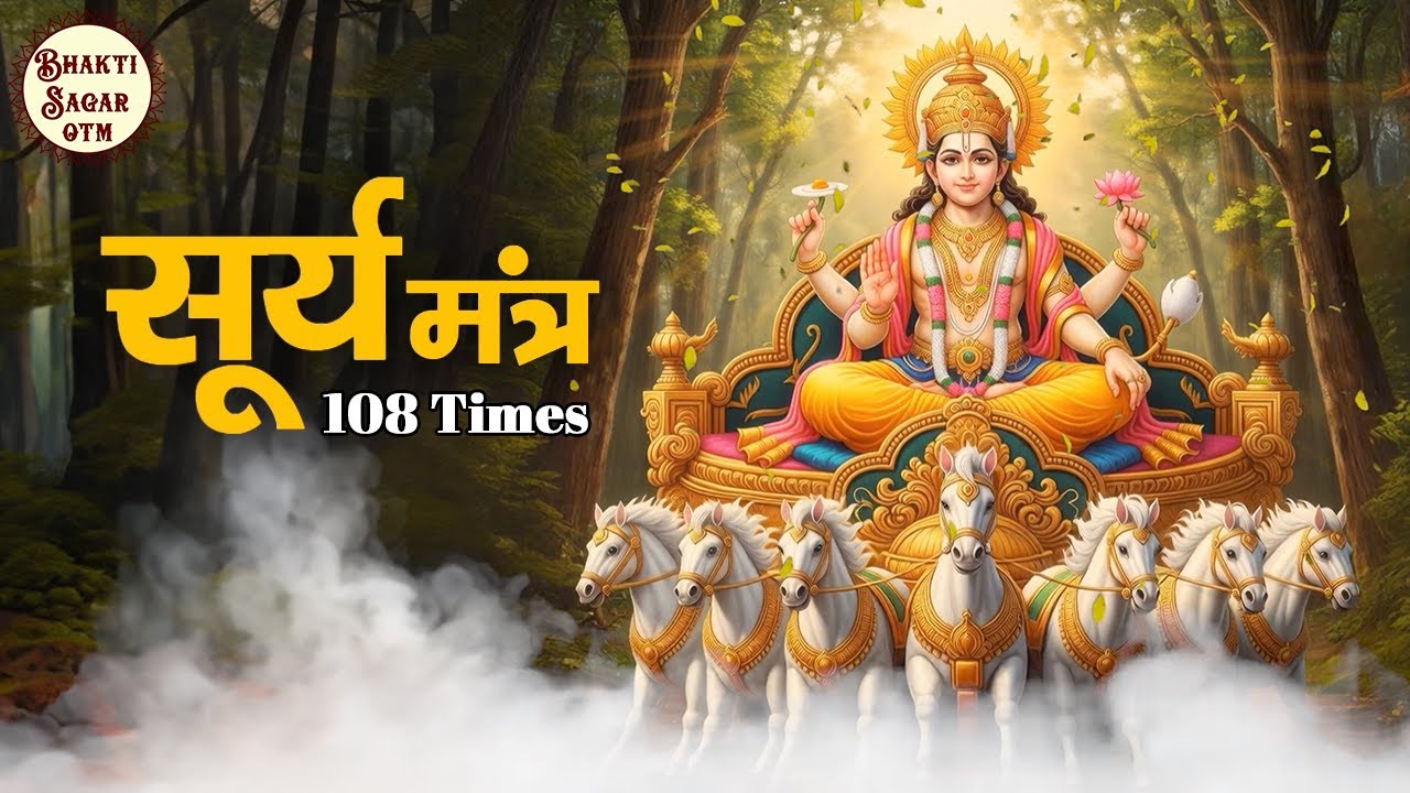 ॐ ह्रां ह्रीं ह्रौं सः सूर्याय नमः | Surya Mantra 108 Times | Powerful Mantra | Bhakti Sagar OTM