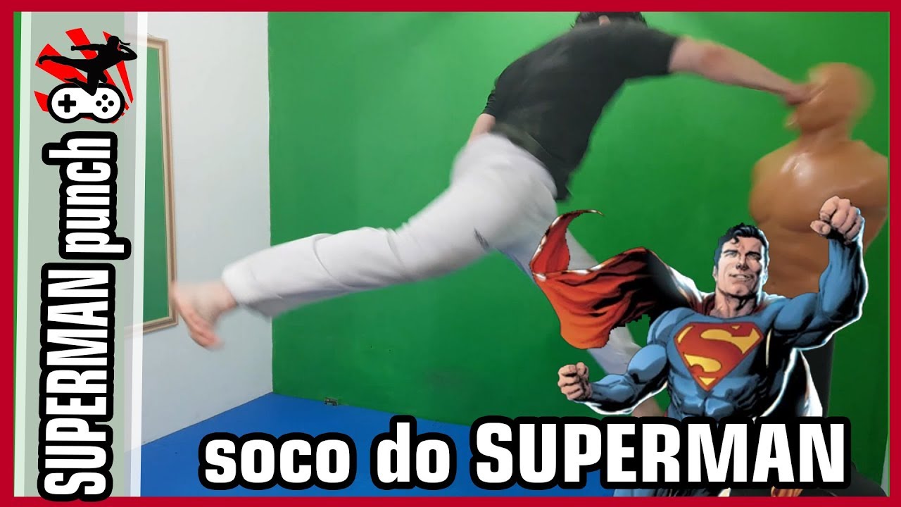 Como fazer o Superman Punch Soco Superman de Artes Marciais Muay Thai Kickboxing PortuguÊs