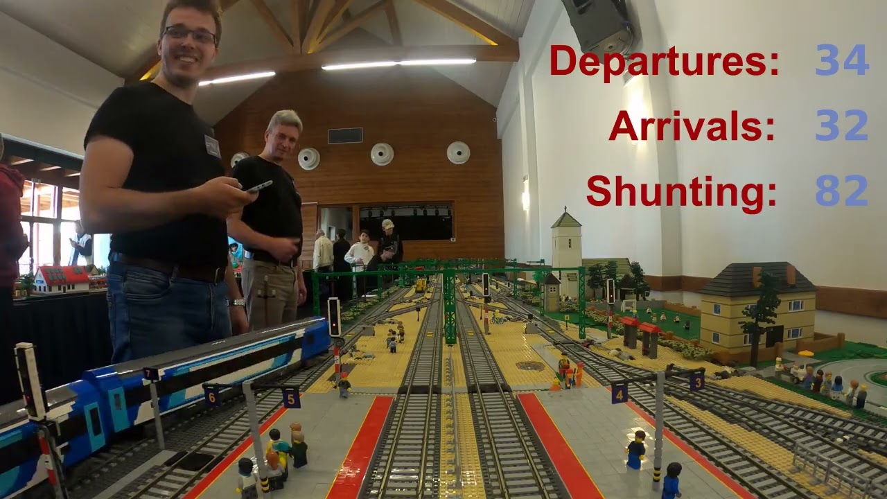 Relaxing LEGO-train timelapse - MLVK @ Martonvásár 2025