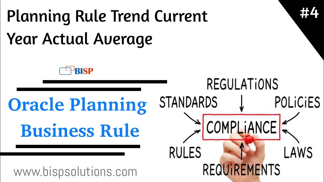 Planning Rule Trend Current Year Actual Average | Oracle EPM Rule | EPM Advance Business Rule | BISP