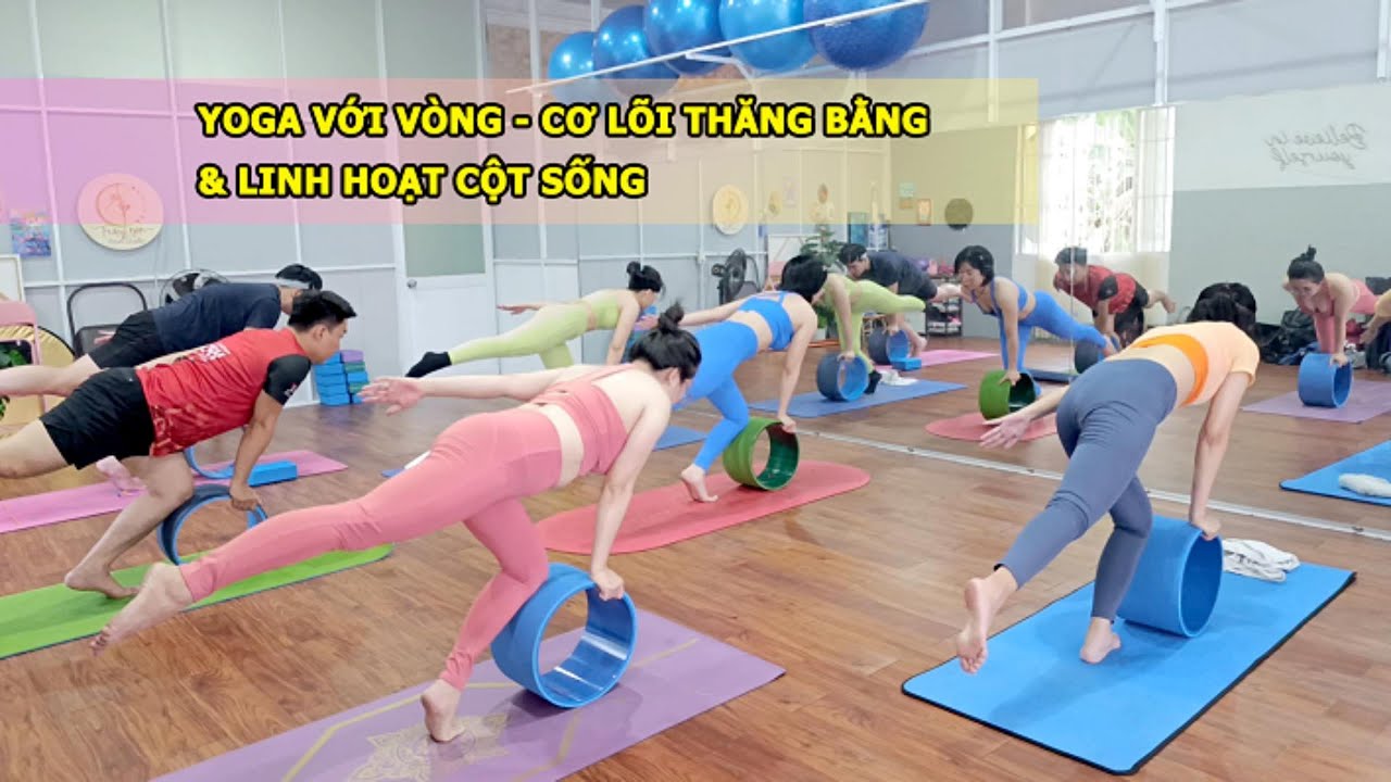 60 Phút Yoga Với Vòng – Săn Chắc Cơ Lõi,  Thăng Bằng & Linh Hoạt Cột Sống