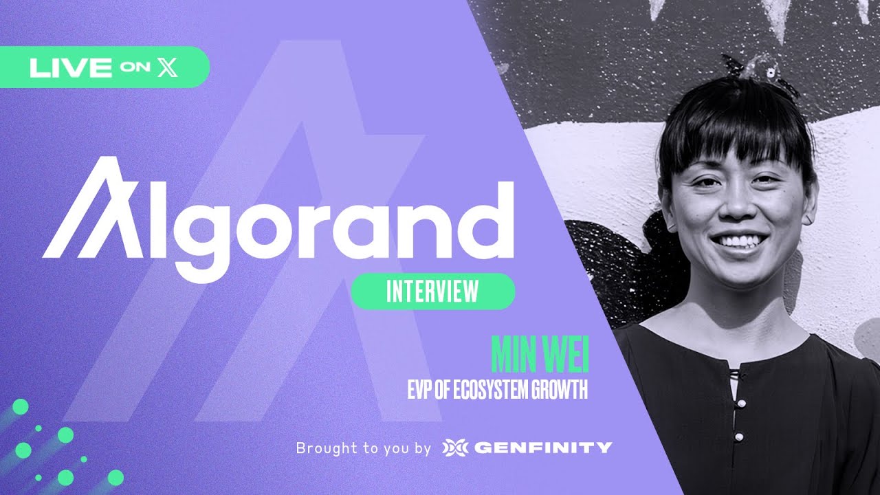 Explosive Algorand ALGO Network Expansion Insights with EVP of Ecosystem Growth Min Wei
