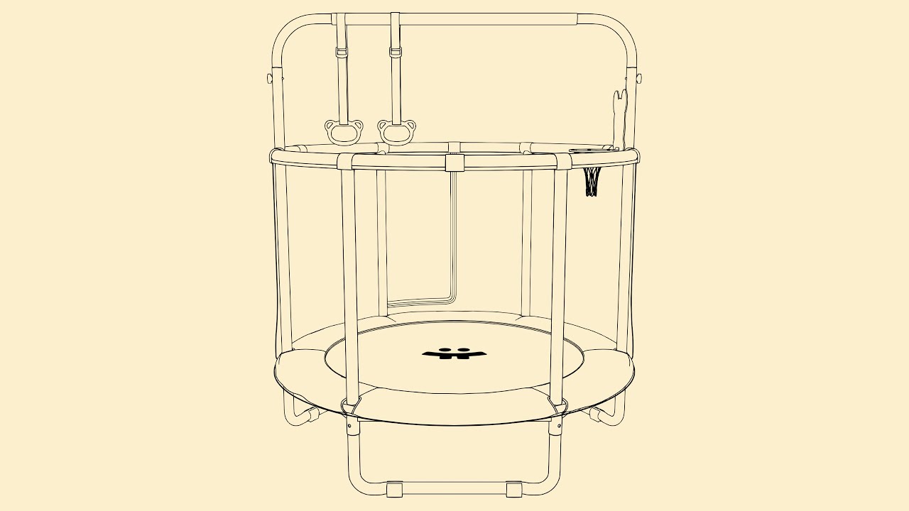 Happin Assembly Instructions Gymnastics 55 in Trampoline