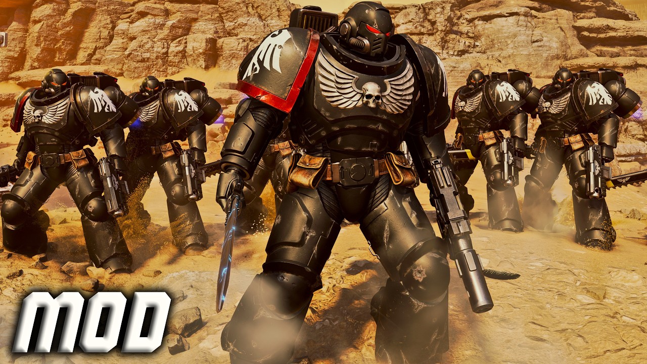 THIS MOD IS INSANE! 10 Raven Guard Assault Marines vs Tyranids! - Warhammer 40k: Space Marine 2 (4K)