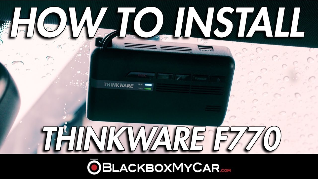 How to Install Thinkware F770 (Cigarette Method) - BlackboxMyCar