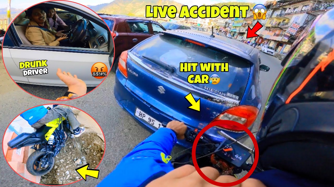Live Accident 😰💔|| Duke 250 Hit With Car  Badly 😱 || Shoot on Gopro ​😰