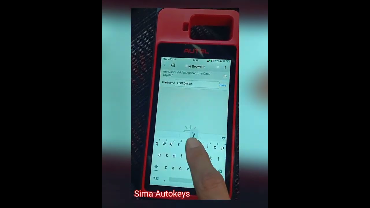 Autel KM100 all lost smart toyota by obd