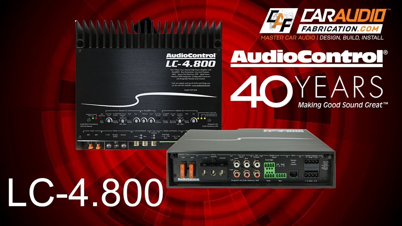 AudioControl LC-4.800 Amplifier Installation and Features Video