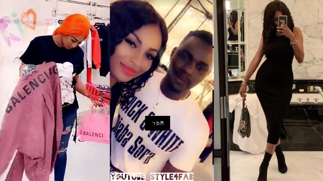 Diaba Sora et coco emilia biscuitdemer a paris, un peut de shopping a Balenciaga 😀😍