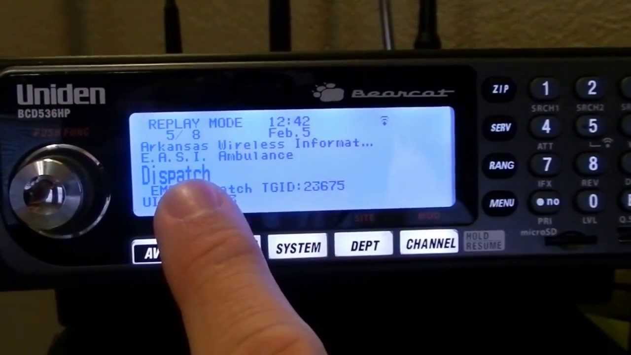 Uniden BCD536HP Первое впечатление