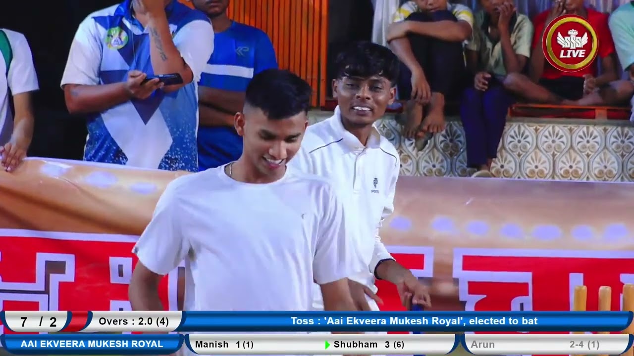 AAI EKVEERA MUKESH ROYAL VS OMKAR MALAD | हिंदमाता चषक २०२३ | SSS LIVE