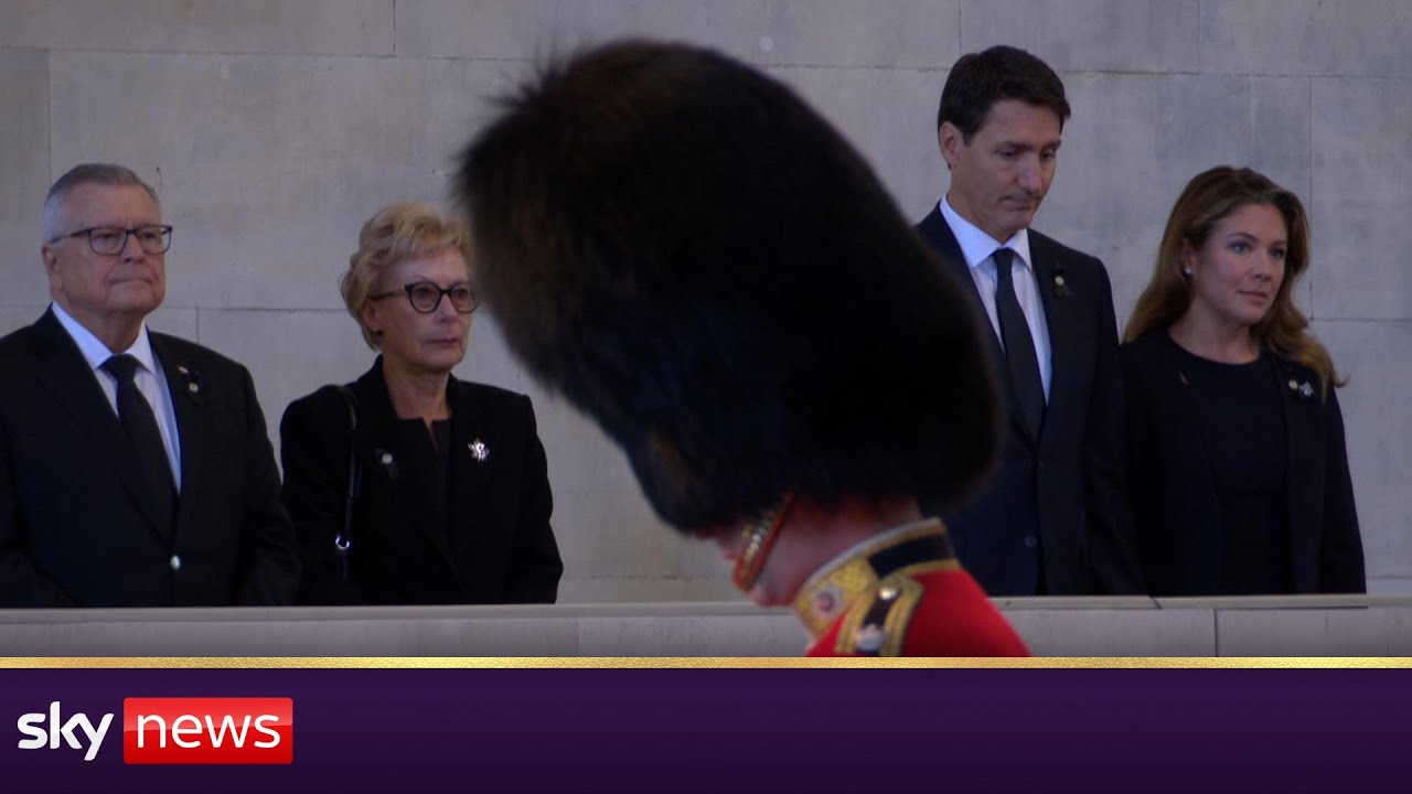 Dignitaries arrive in UK ahead of Queen's funeral