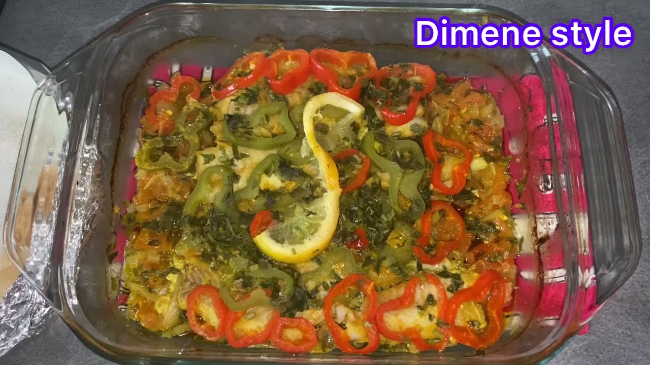 Idée de repas facile et rapide à faire/ filets de colin d’Alaska à la marocaine
