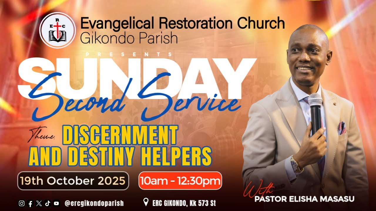 DISCERNMENT AND DESTINY HELPERS WITH PST. ELISHA MASASU | 19TH OCTOBER 2025