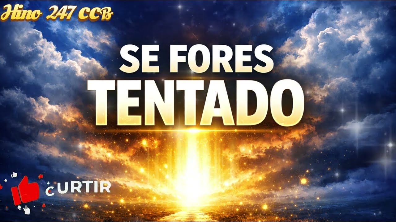 HINO 247 CCB - Se Fores Tentado (Com Letra)