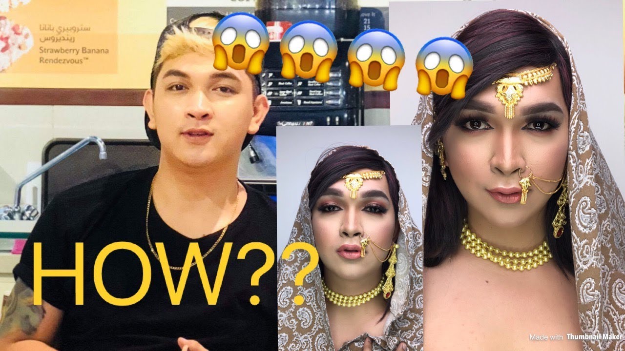 #Makeuptransformation #boytogirl BOY TO GIRL MAKEUP TRANSFORMATION (INDIAN BRIDE)