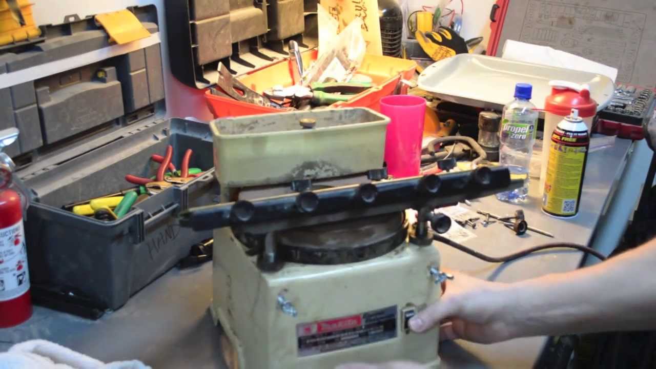 Makita 9820 Electric Sharpener - Restoration of waterstone sharpening machine