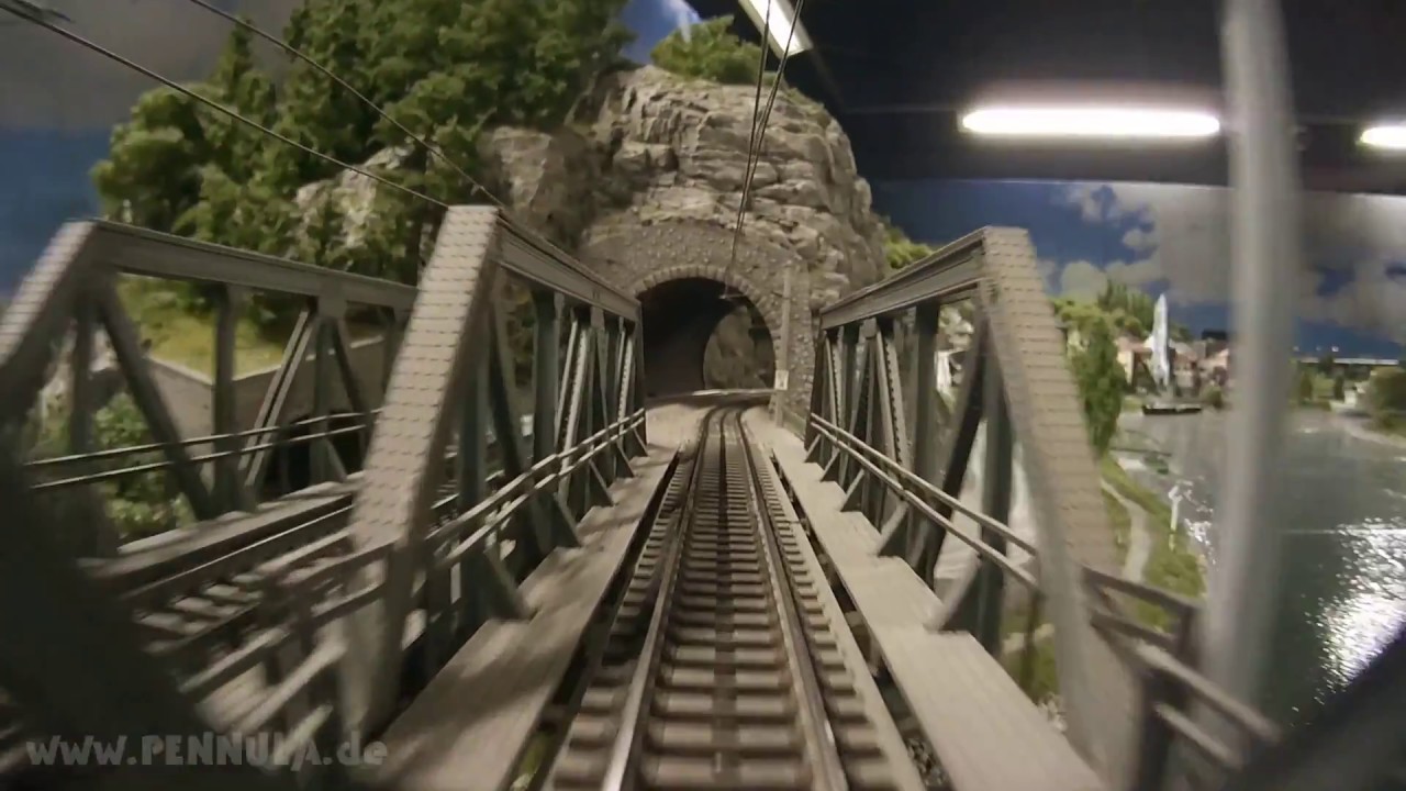 Führerstandsmitfahrt Spur H0 Anlage Dürnstein von Josef Brandl Modellbahnwelt Odenwald