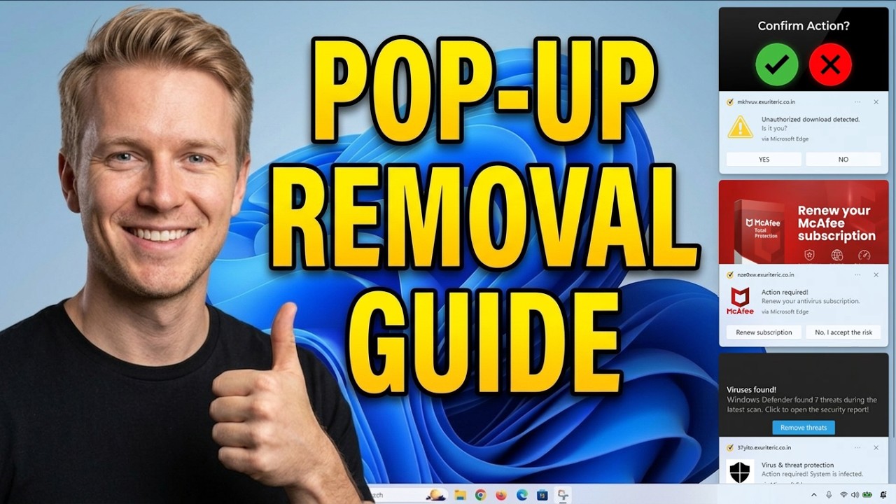 How To Remove Fake McAfee Virus Pop-Ups (Chrome, Firefox, Edge)