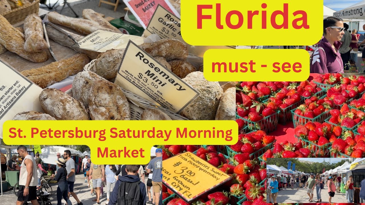 Florida must -see  St  Petersburg Saturday Morning Market